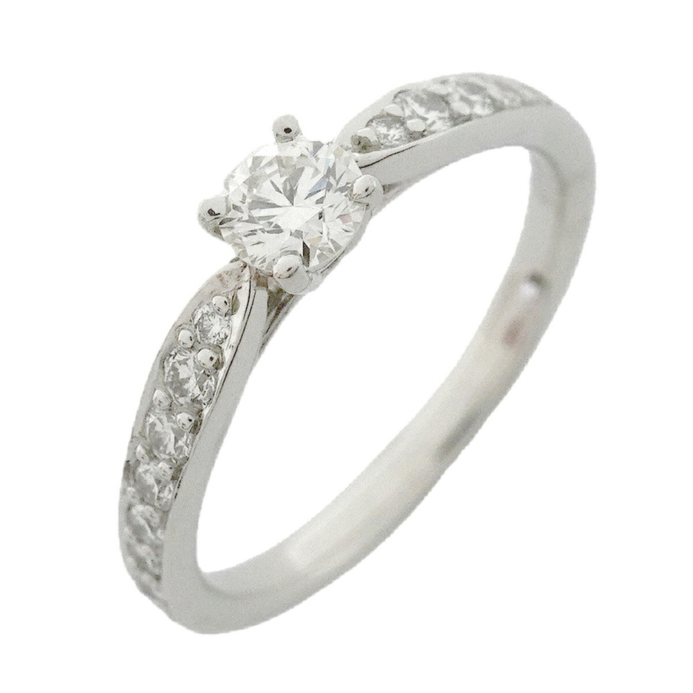 TIFFANY & CO. Silver Diamond Ring
